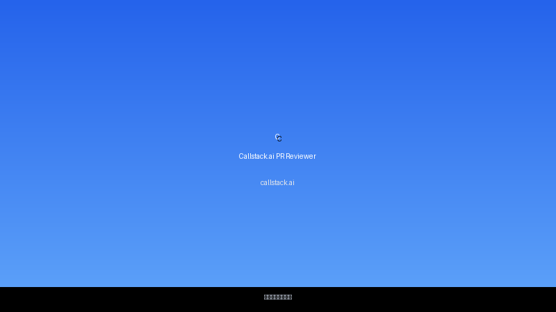 Callstack.ai PR Reviewer 界面截图