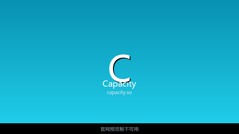 Capacity 界面截图