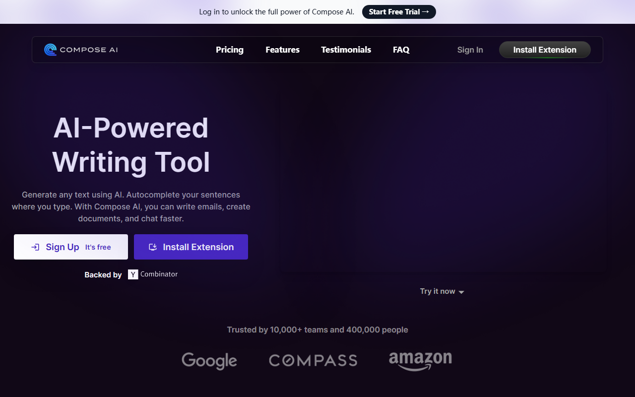 Compose AI 界面截图