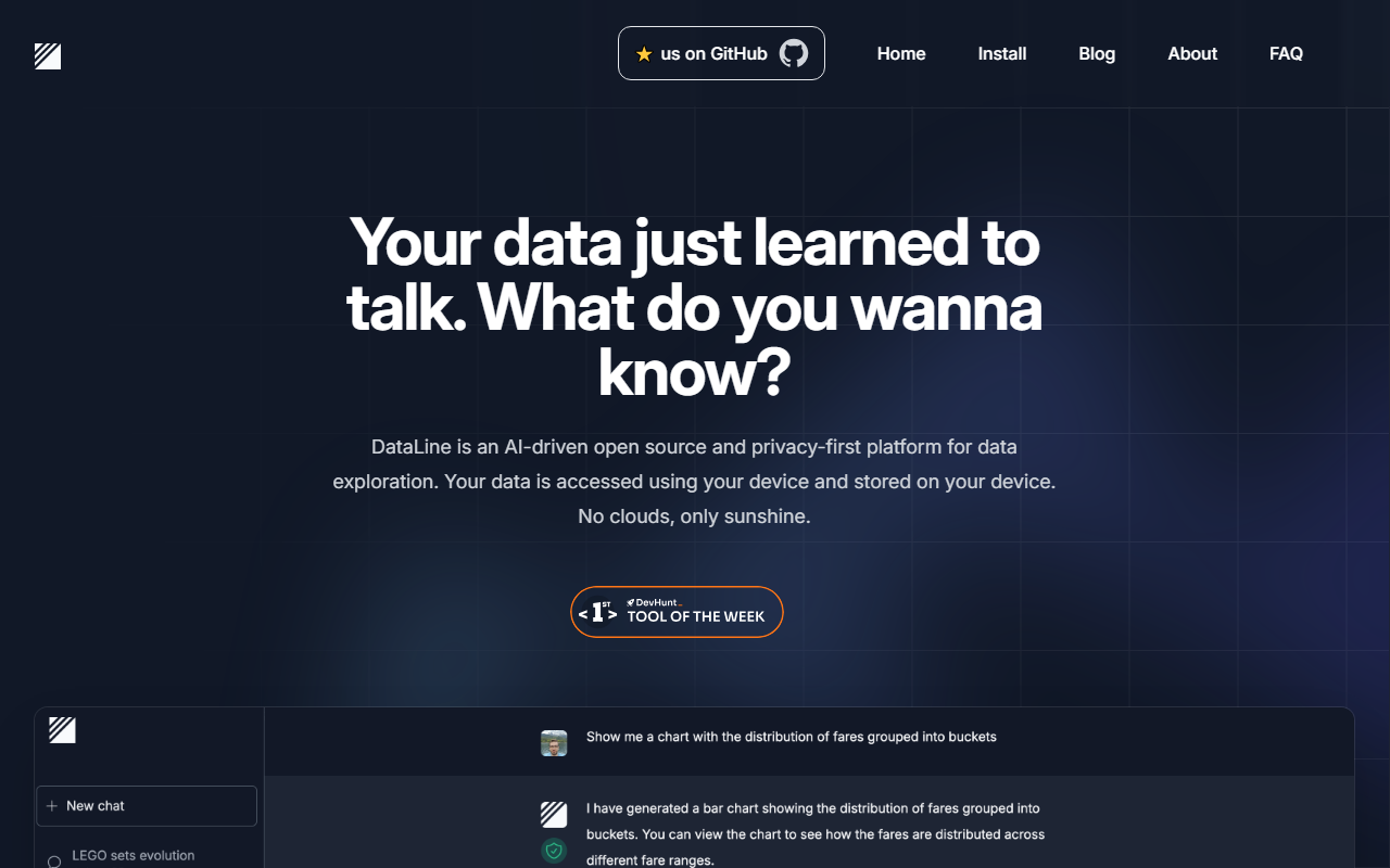 DataLine 界面截图