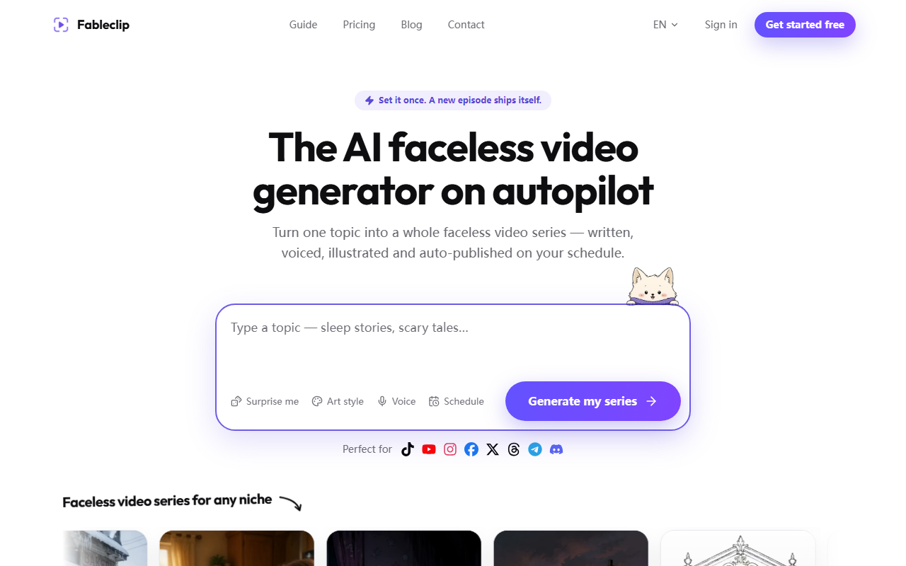 Fableclip 界面截图
