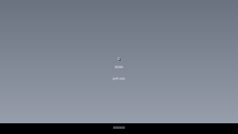 GOSH 界面截图
