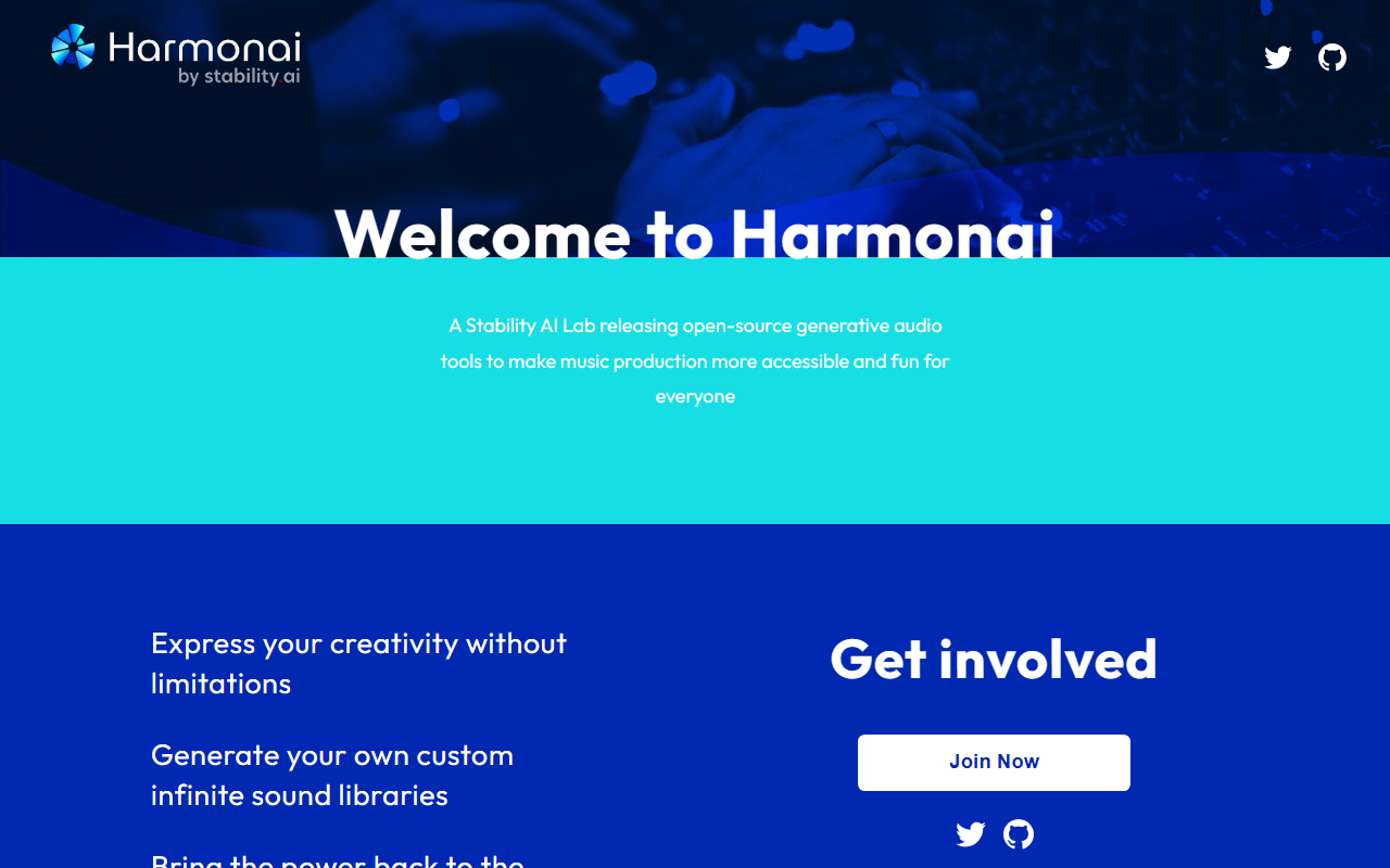Harmonai 界面截图