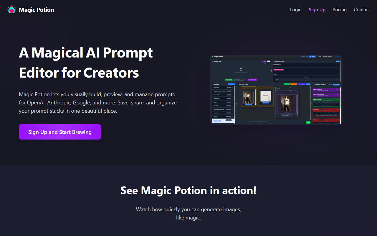Magic Potion 界面截图