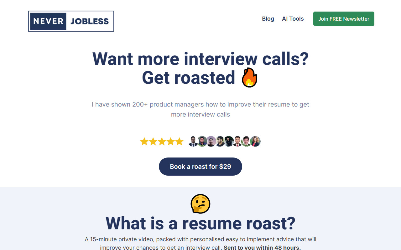 Never Jobless LinkedIn Message Generator 界面截图