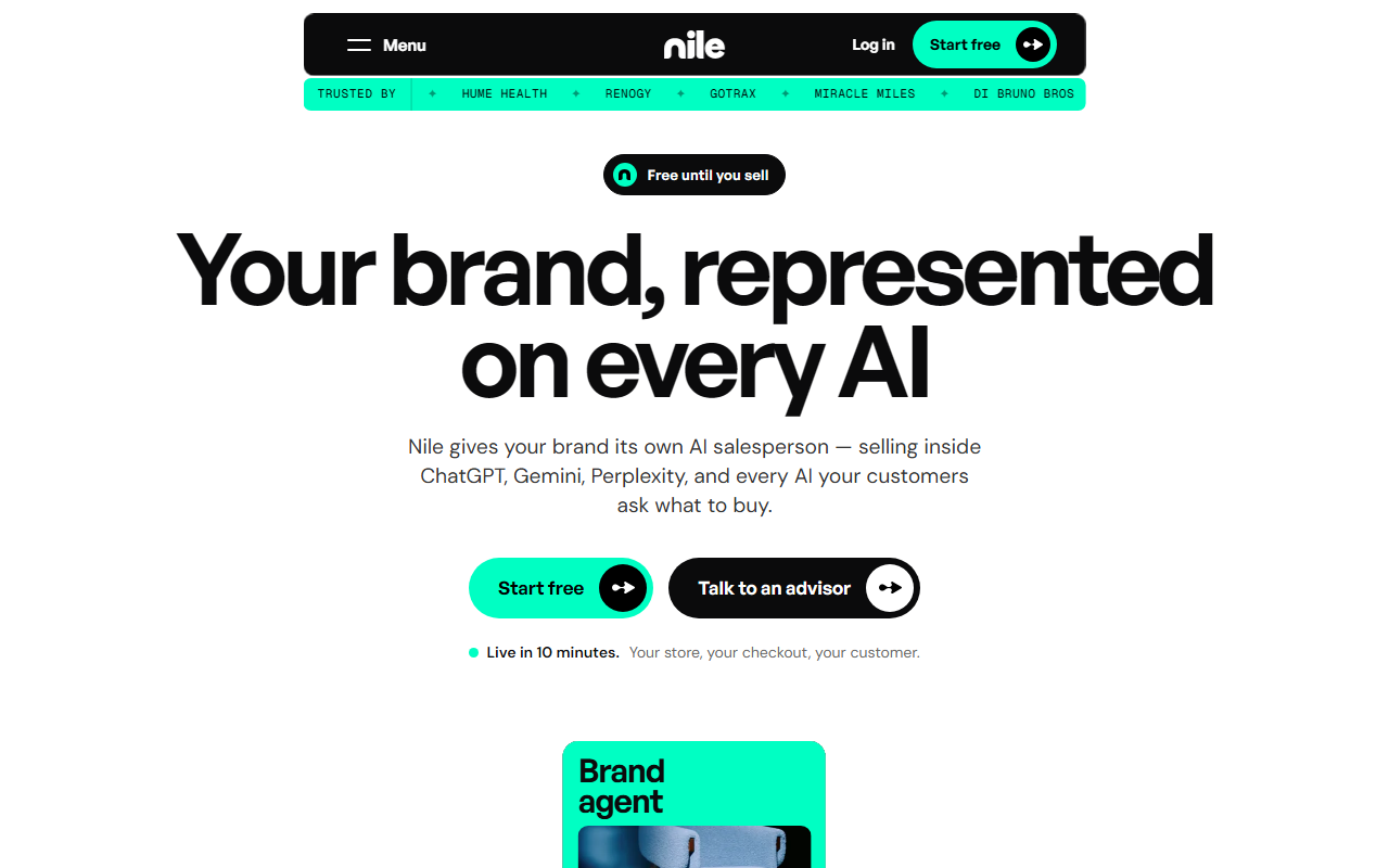 Nile 界面截图