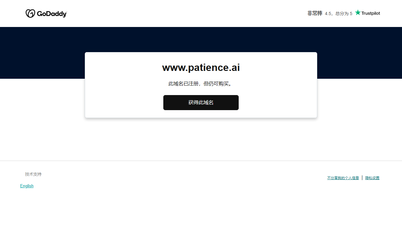 Patience.ai 界面截图