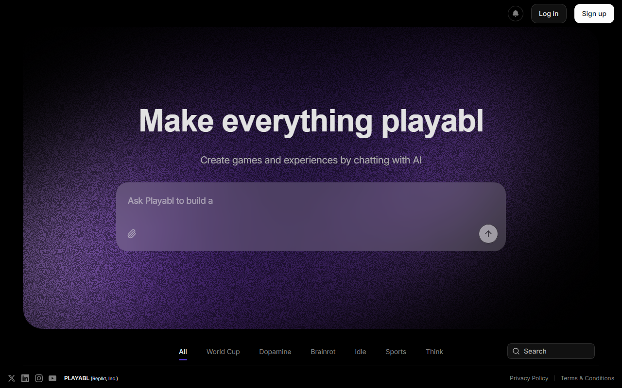 Playabl 界面截图