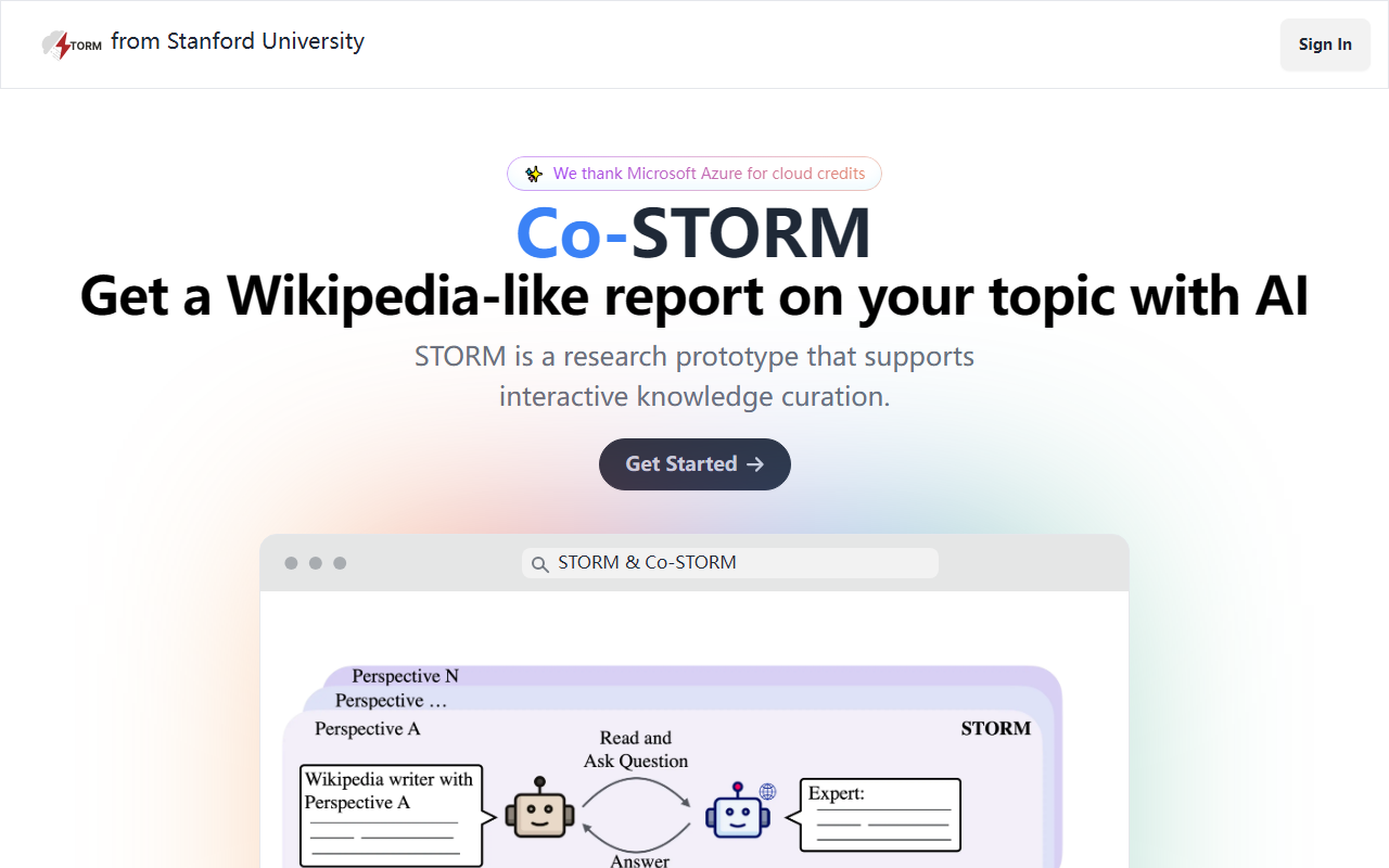 STORM 界面截图