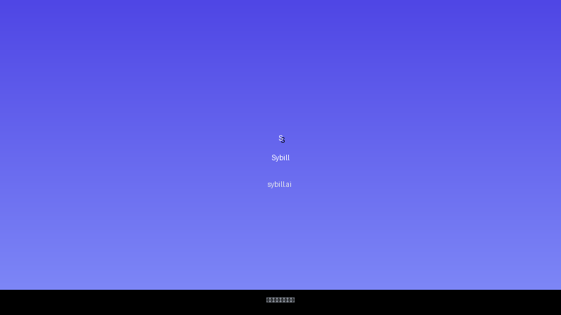 Sybill 界面截图