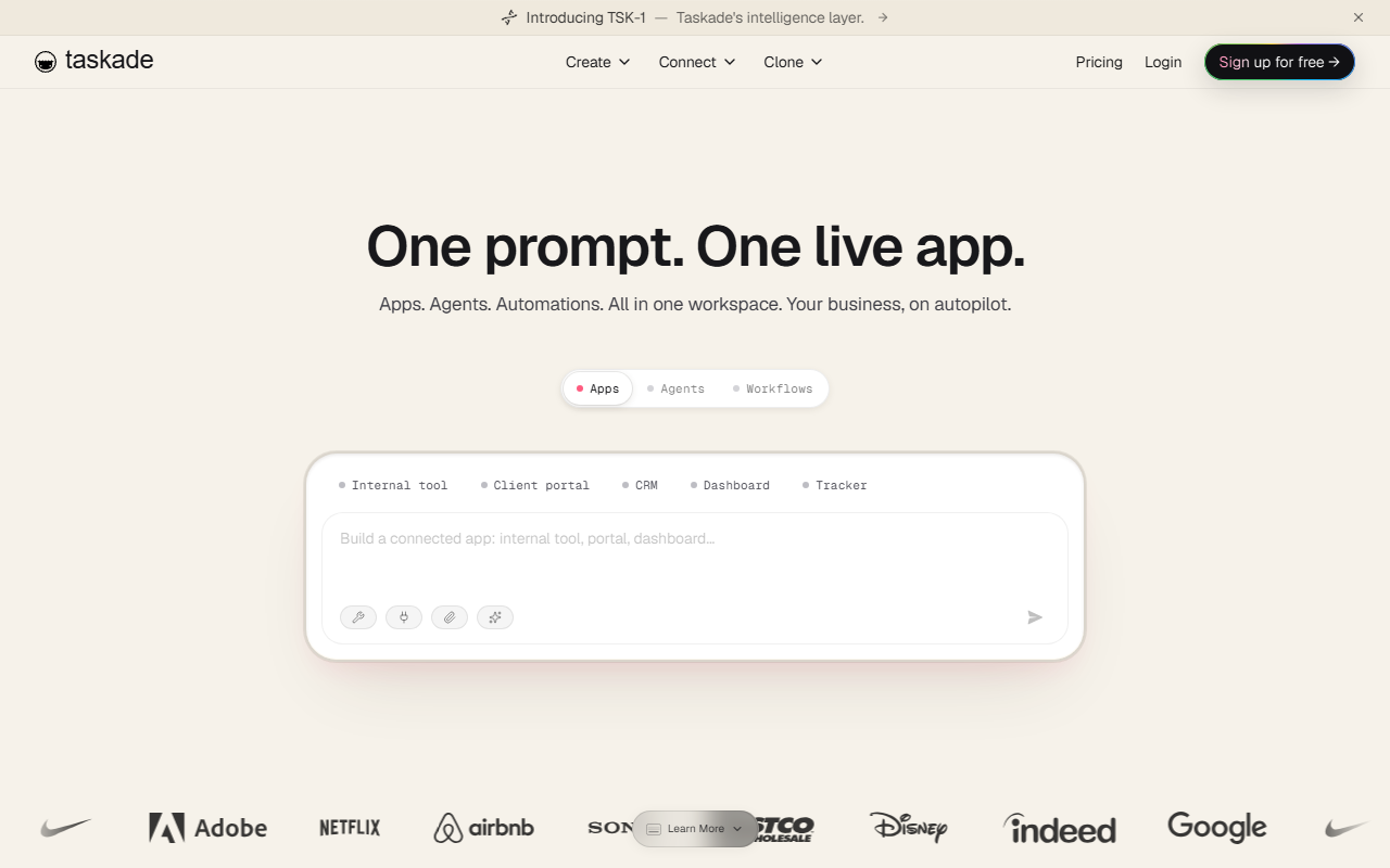 Taskade 界面截图