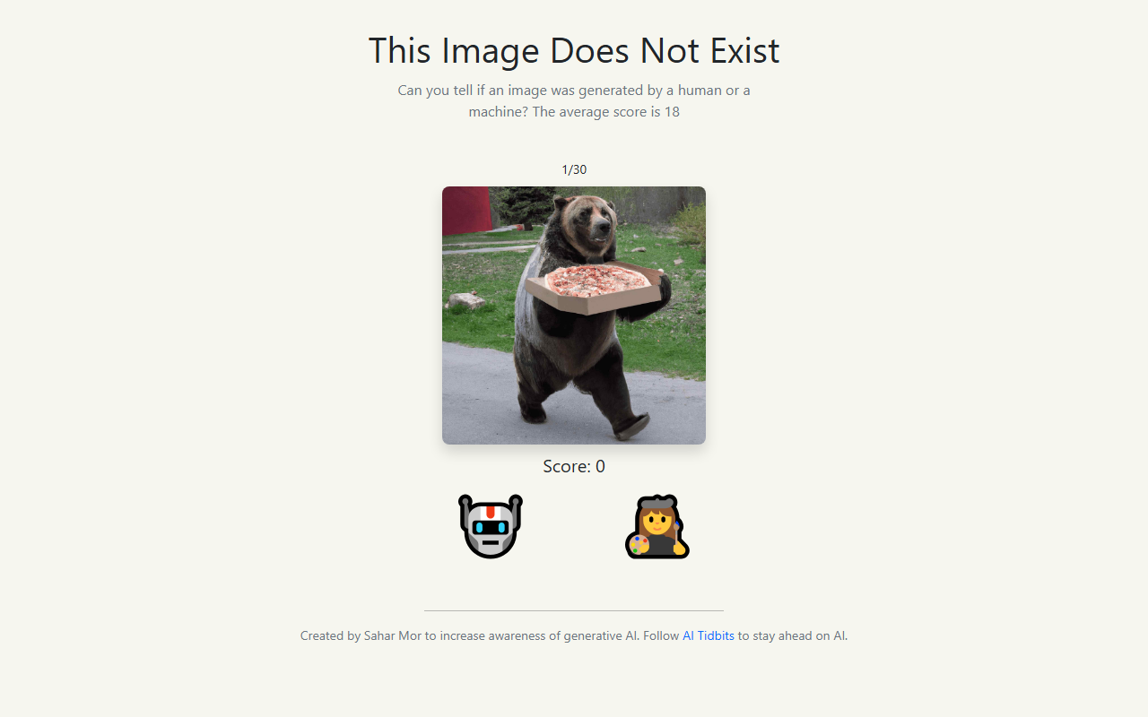 This Image Does Not Exist 界面截图