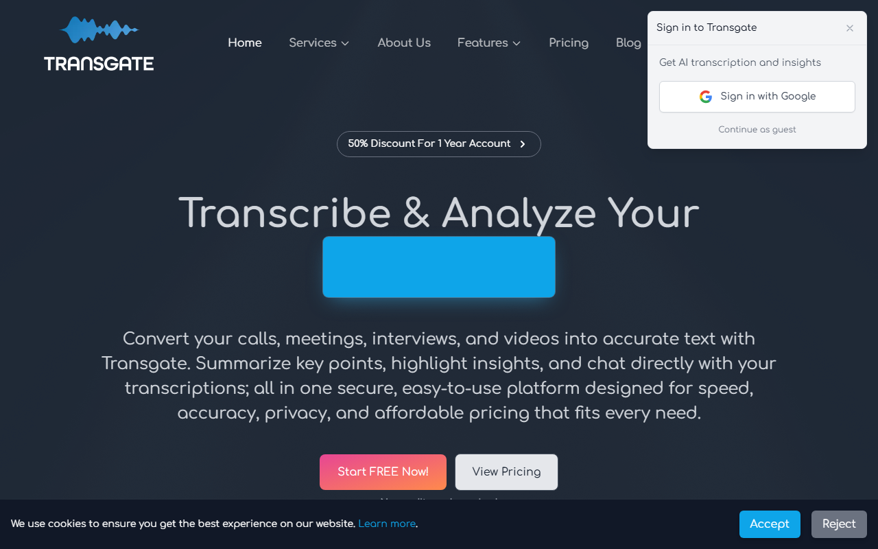 Transgate 界面截图