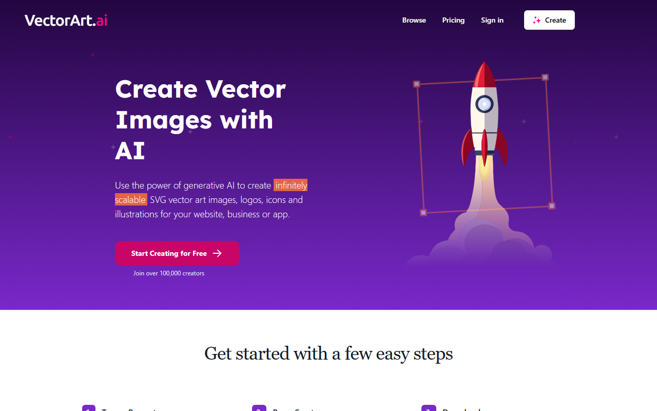 VectorArt.ai 界面截图