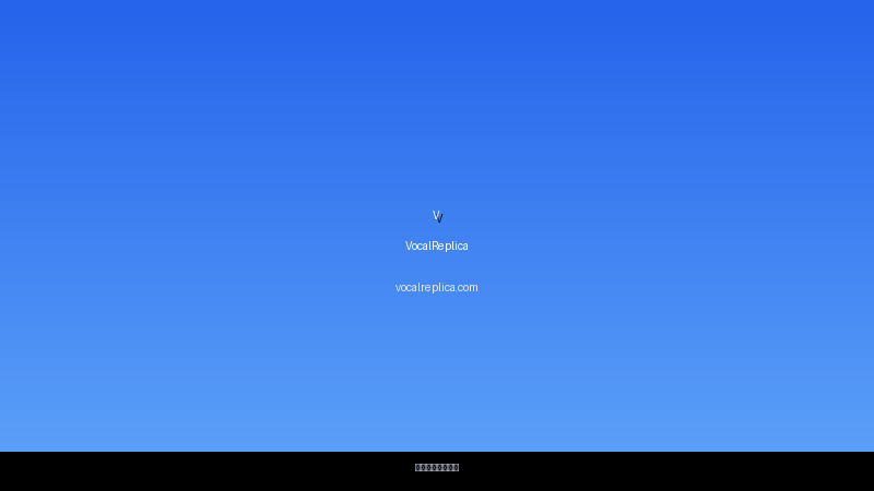 VocalReplica 界面截图